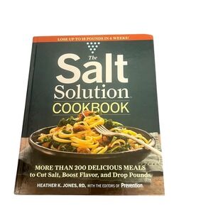 The Salt Solution Cookbook Heather K Jones Hardcover Weightloss Healthy Recipes